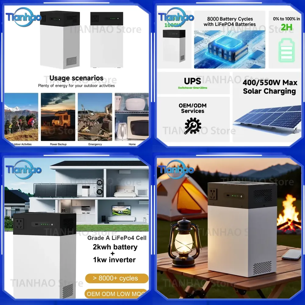 Outdoor Power Bank With Ac Outlet - Generador Solar Portátil de 100W con