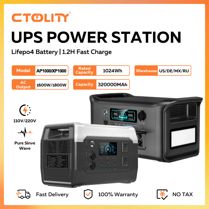 Outdoor Power Hub - CTOLITY Estación de Energía Portátil de