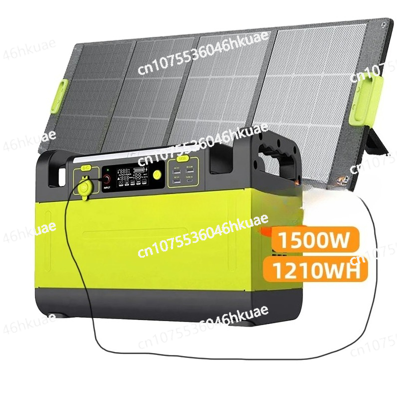 Outdoor Power Bank With Ac Outlet - Estación de energía portátil de 1500