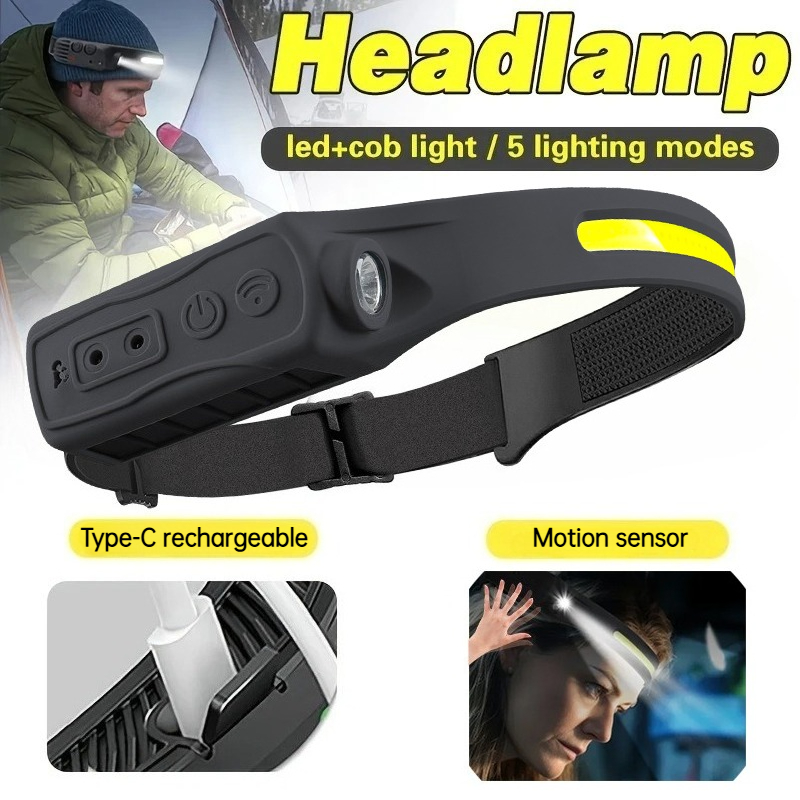 Outdoor Power Head - Potente linterna frontal con Sensor LED