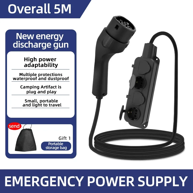Outdoor Power Hub - Cargador EV portátil para coche eléctrico,