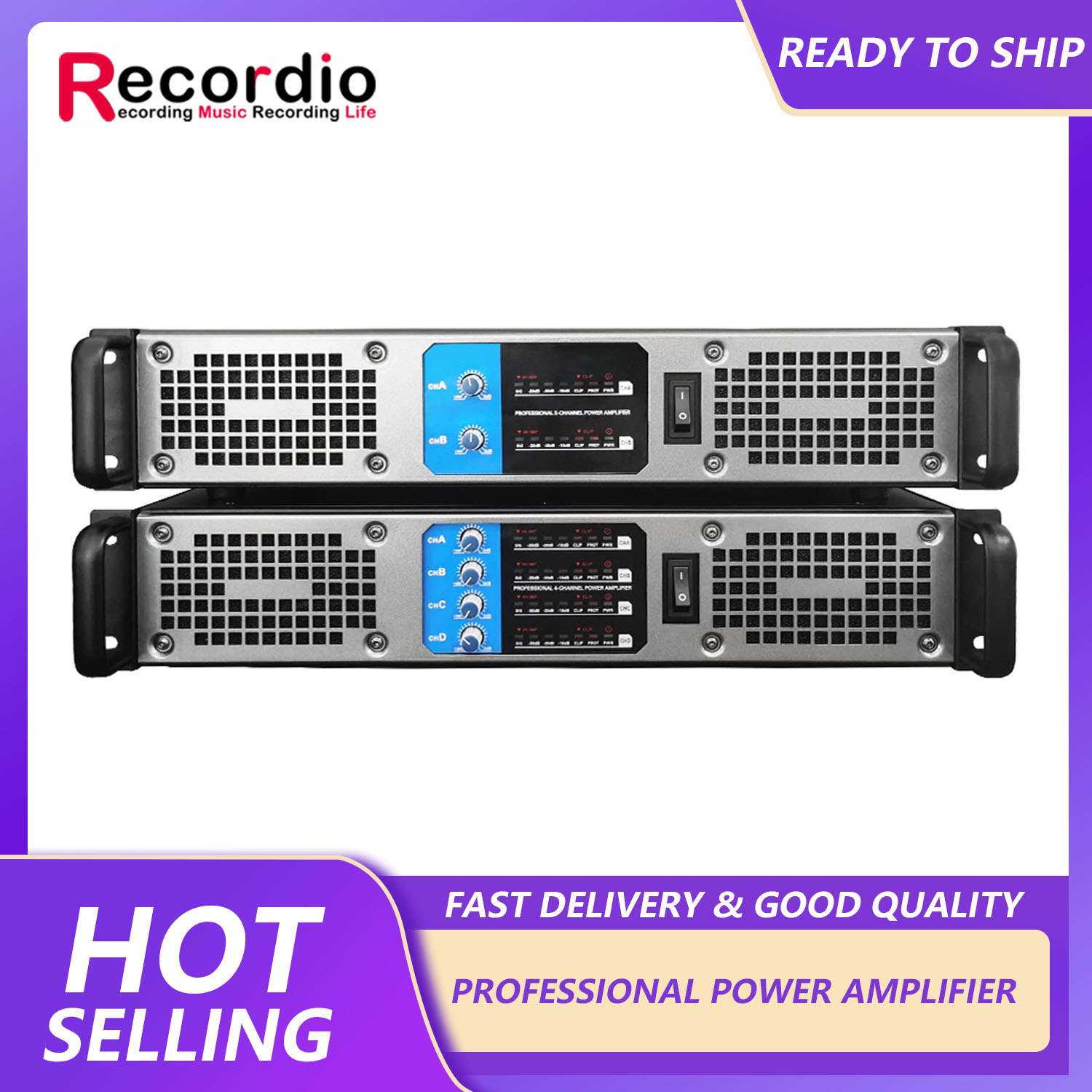 Outdoor Power Amplifier - GAP-602 Amplificador de audio profesional de