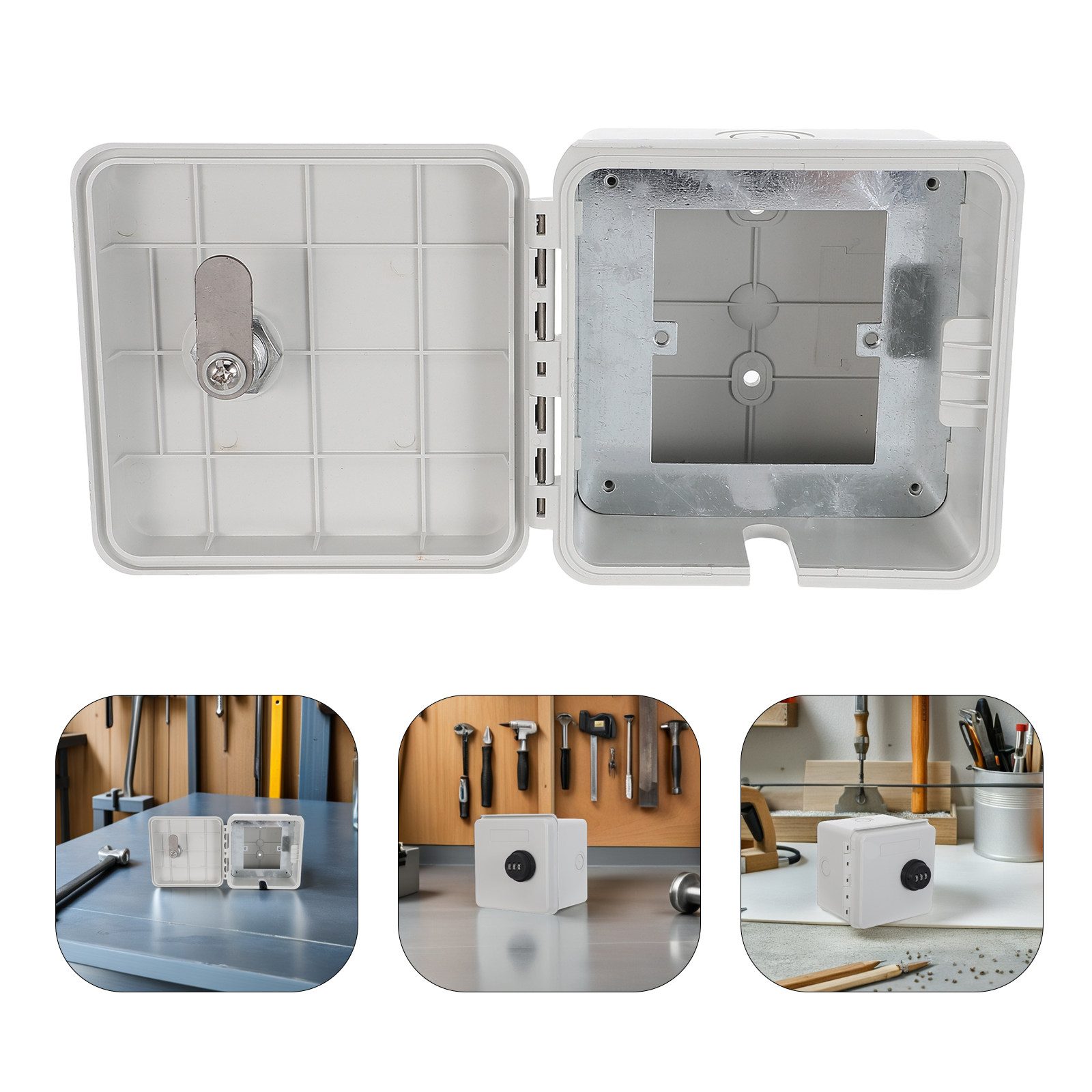 Outdoor Power Socket With Lock - Caja de conexiones eléctrica impermeable con