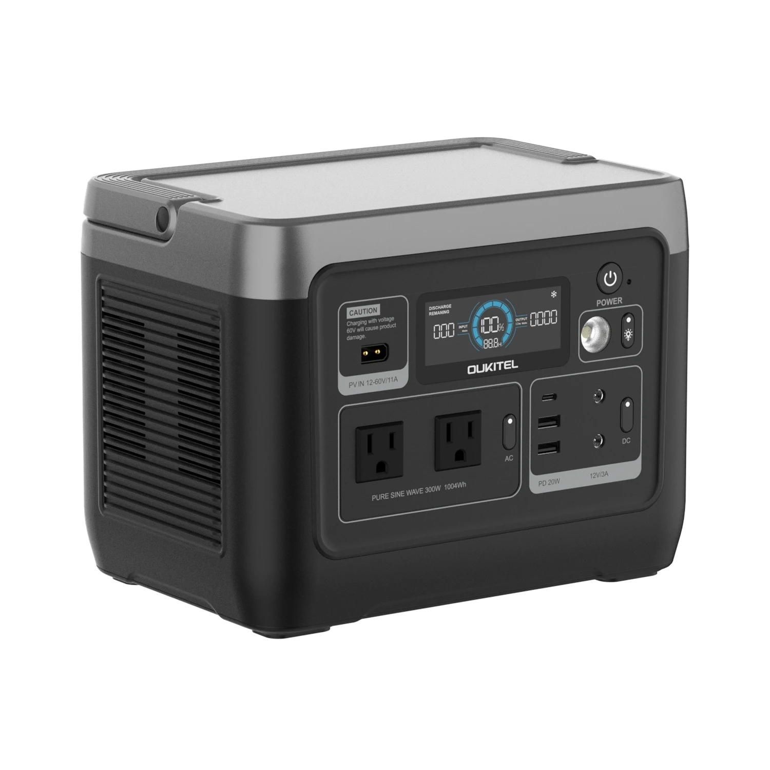 Outdoor Power Bank With Ac Outlet - Banco de Energía Portátil de 1004Wh