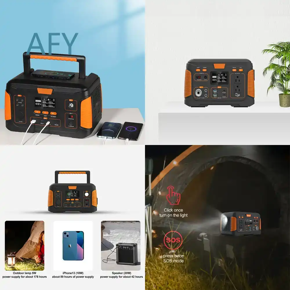 Outdoor Power Bank With Ac Outlet - Estación de Energía Portátil para Exteriores,