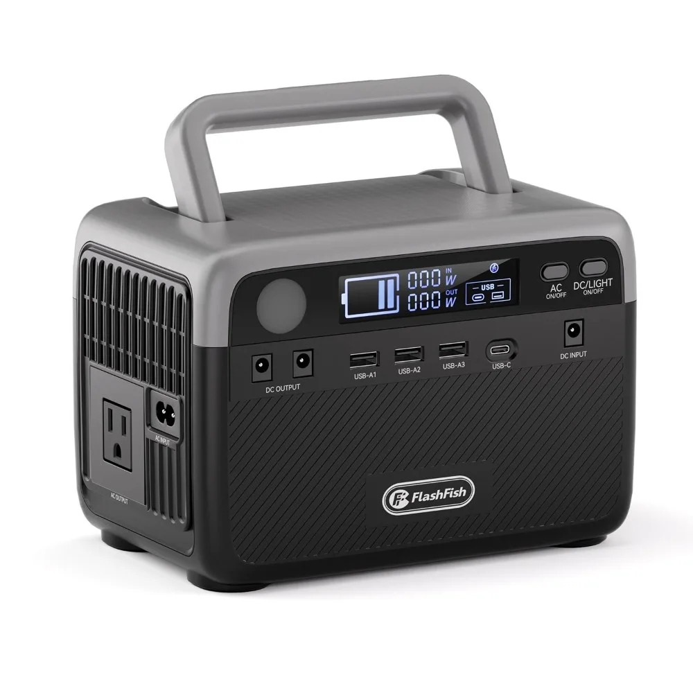 Outdoor Power Bank With Ac Outlet - Generador solar LiFePO4 de 230.4Wh y