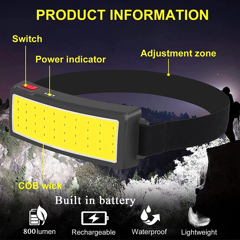 Potente linterna frontal LED C - Outdoor Power Head reseña y precio