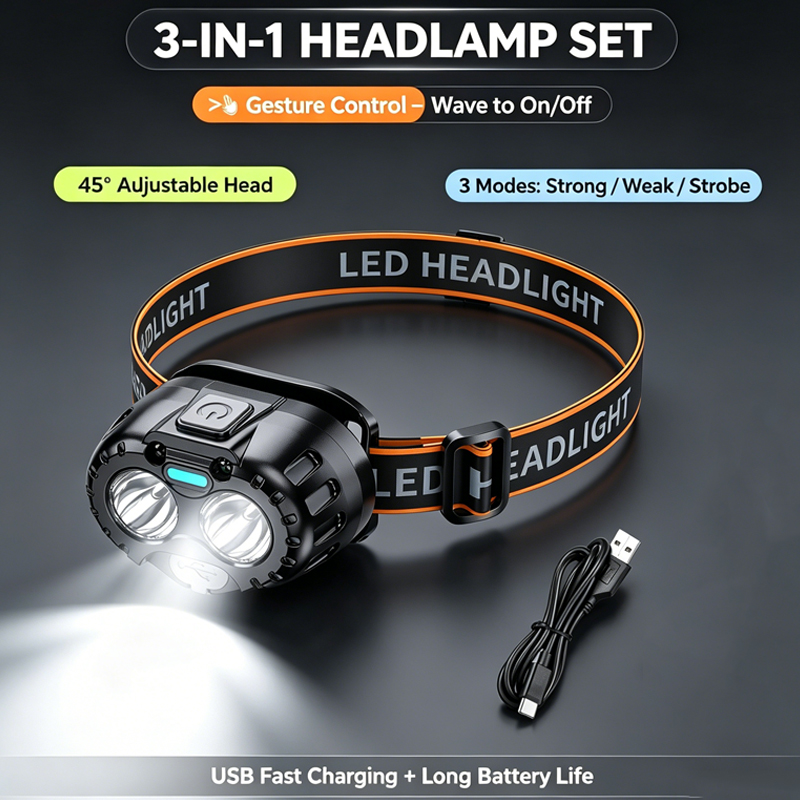 Potente Linterna Frontal LED I - Outdoor Power Head reseña y precio