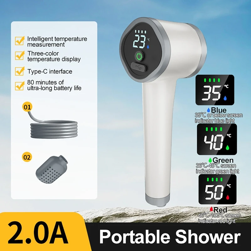 Ducha inalámbrica para jardín  - Outdoor Power Head reseña y precio