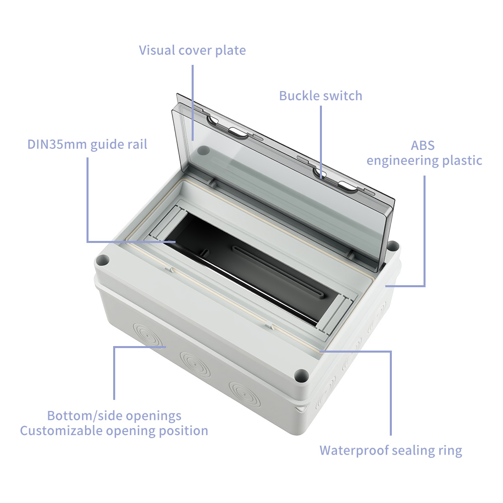 Caja de distribución impermeab - Outdoor Power Distribution Box reseña y precio