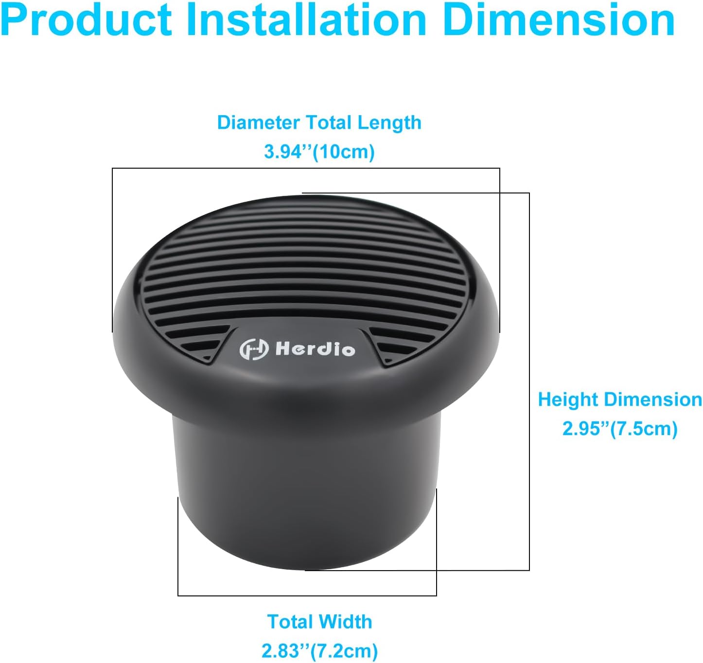 Herdio 2 uds 3 ''altavoces mar - Outdoor Power For Hot Tub reseña y precio
