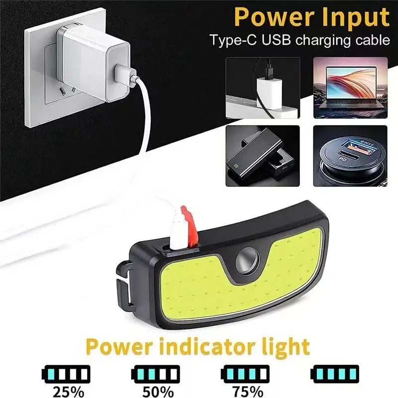 Potente linterna frontal COB t - Outdoor Power Head reseña y precio