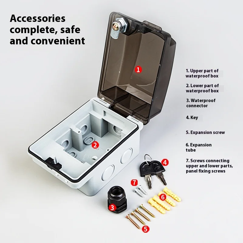 Caja de Protección Impermeable - Outdoor Power Socket With Lock reseña y precio
