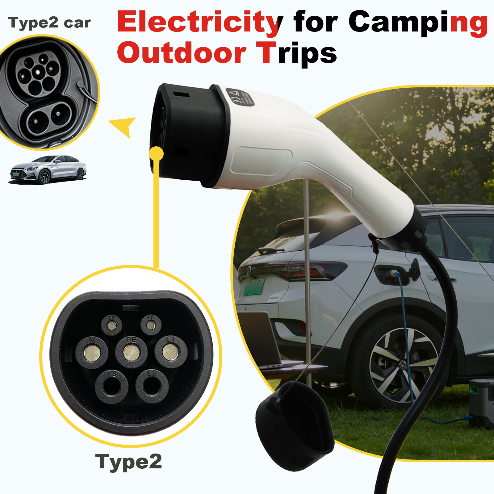 Adaptador de Descarga Tipo 2 V - Outdoor Power Hub reseña y precio