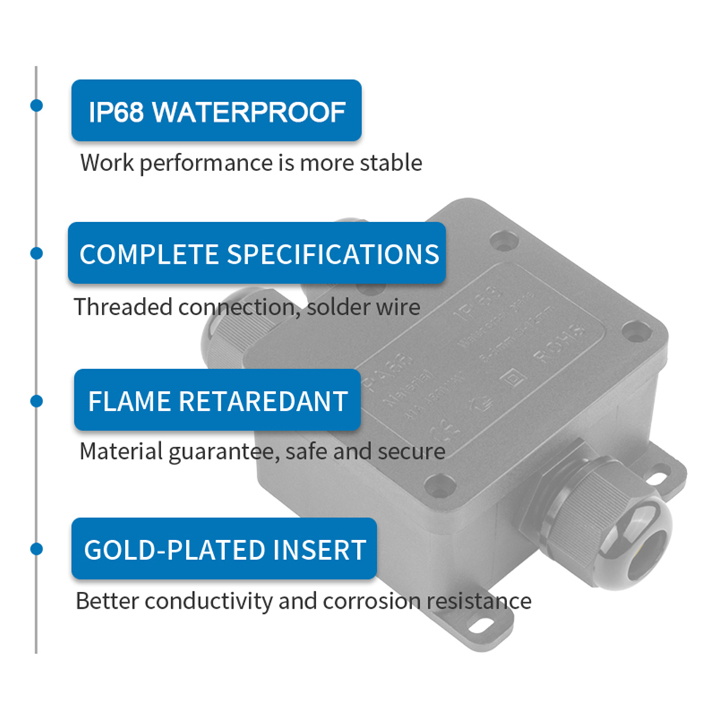 Caja de conexiones impermeable - Outdoor Power Distribution Box reseña y precio