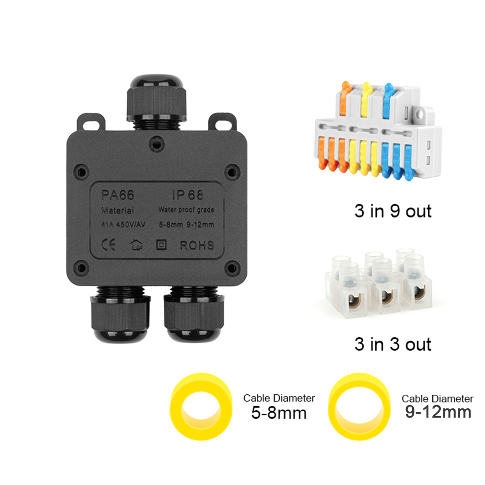 Caja de conexiones impermeable - Outdoor Power Distribution Box reseña y precio