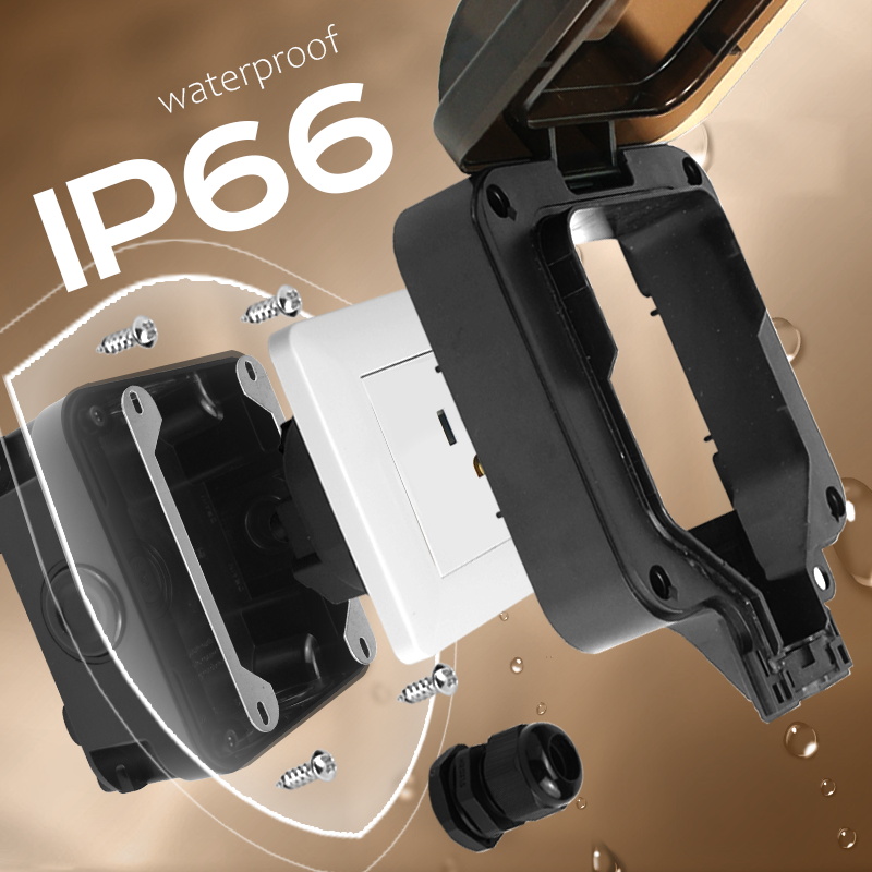 Avoir-enchufe de pared imperme - Outdoor Power Hub reseña y precio