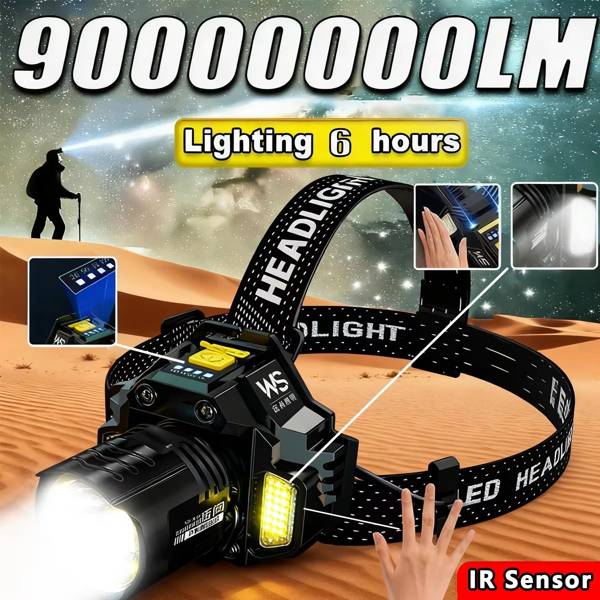 Potente linterna frontal LED r - Outdoor Power Head reseña y precio
