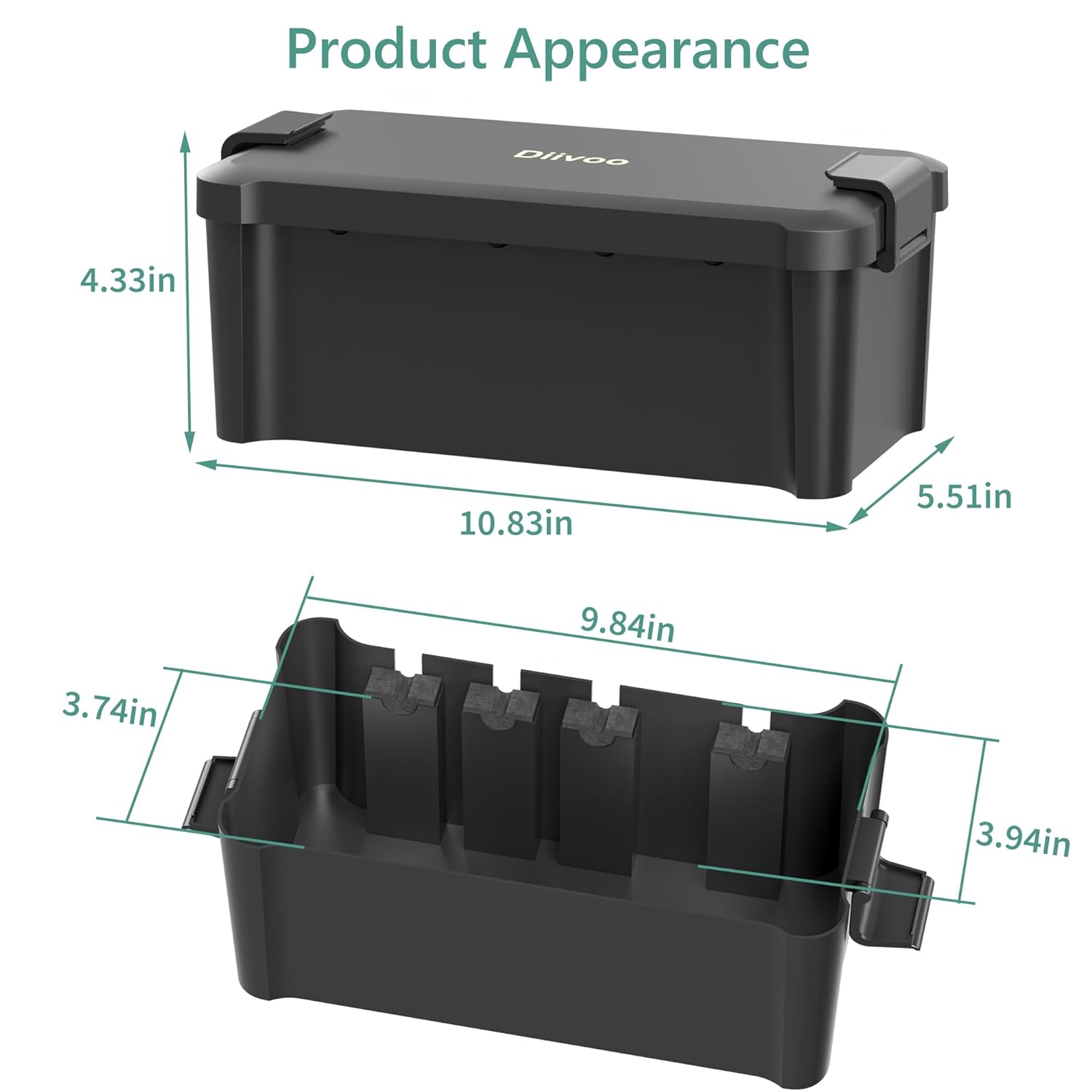 Diivoo-caja eléctrica impermea - Outdoor Power Distribution Box reseña y precio