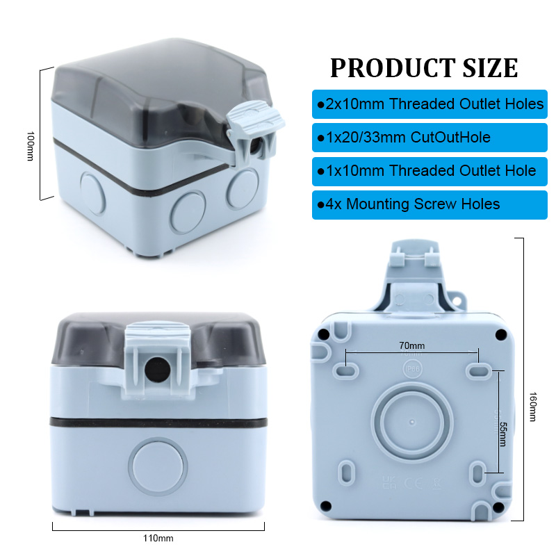 Caja de Tomacorrientes para Ex - Outdoor Power Hub reseña y precio