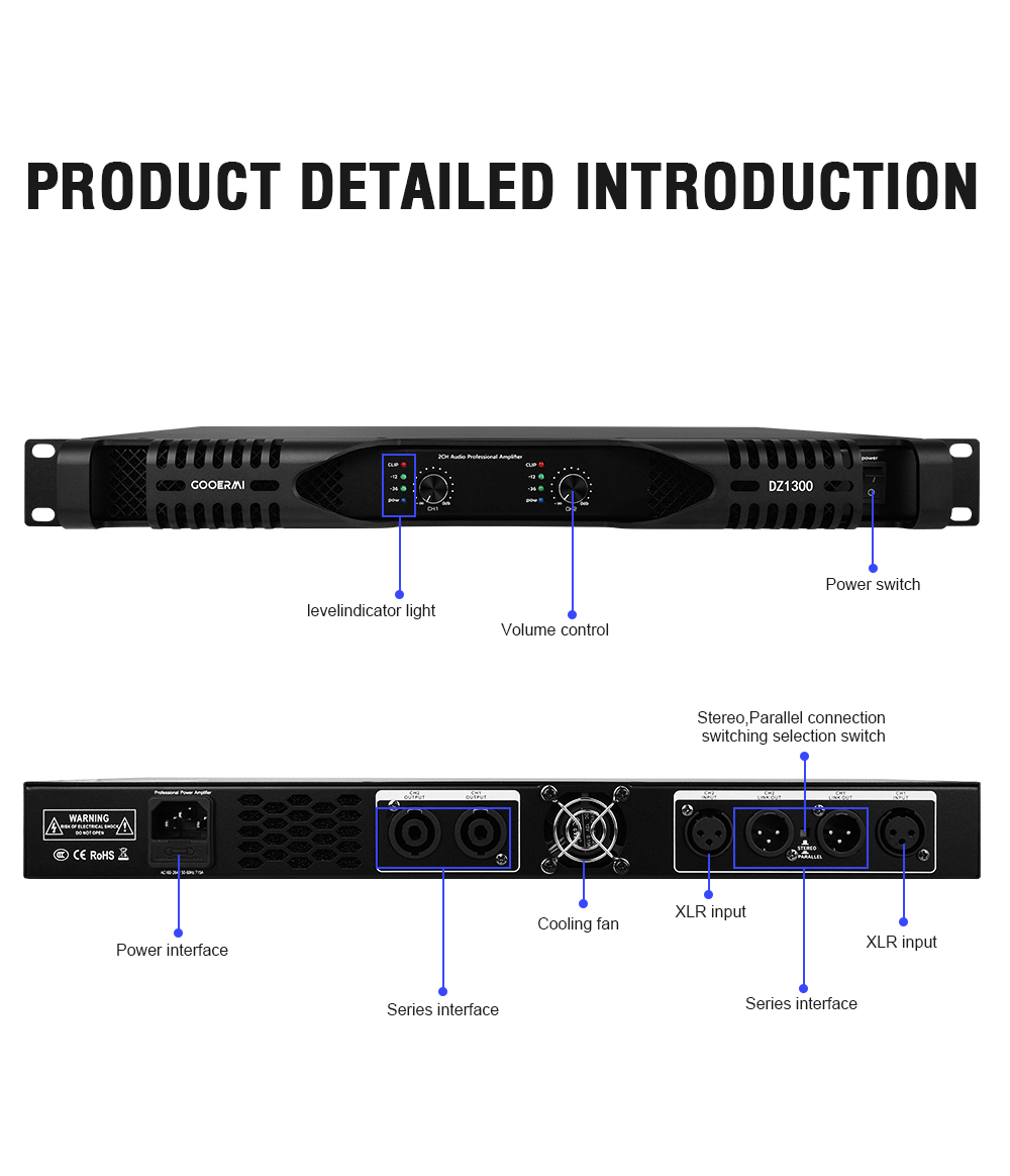 Amplificador de Potencia Gooer - Outdoor Power Amplifier reseña y precio