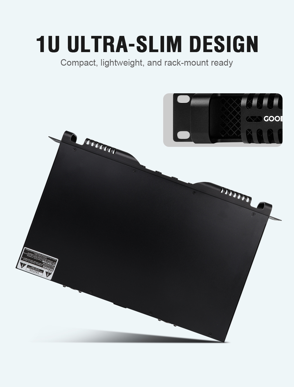 Gooermi DE2300 1U Amplificador - Outdoor Power Amplifier reseña y precio