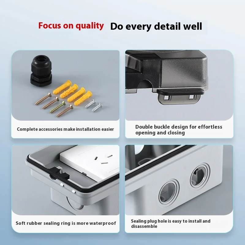 Caja de Conexiones Exterior Im - Outdoor Power Socket With Lock reseña y precio