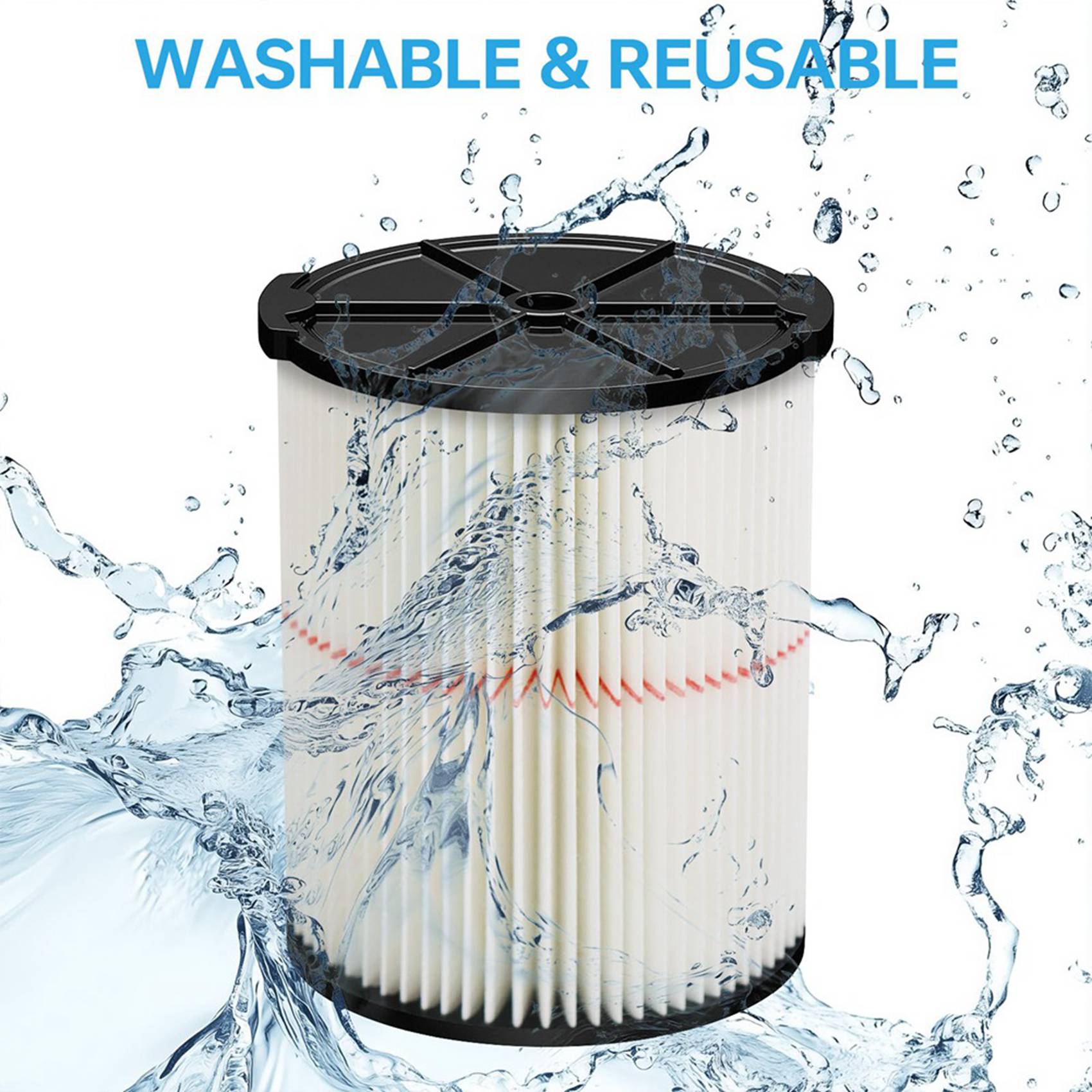 Filtro de cartucho de repuesto - Wet Dry Vacuum Shop reseña y precio