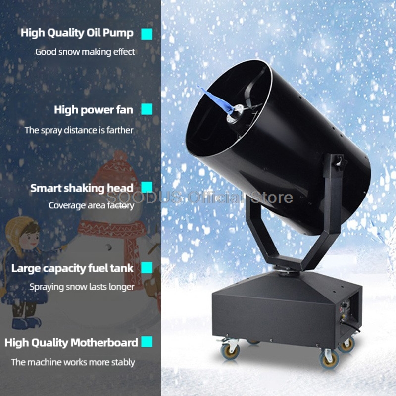 Máquina de nieve móvil de alta - Outdoor Power Head reseña y precio