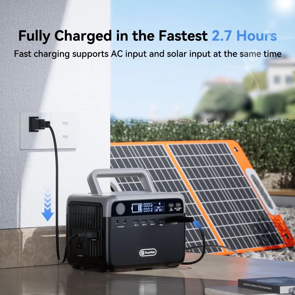 Generador solar LiFePO4 de 230 - Outdoor Power Bank With Ac Outlet reseña y precio