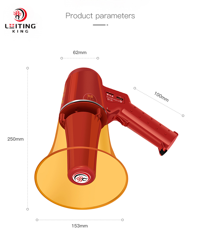 Megáfono Rojo CR-68 2026 de 30 - Outdoor Power Hours reseña y precio