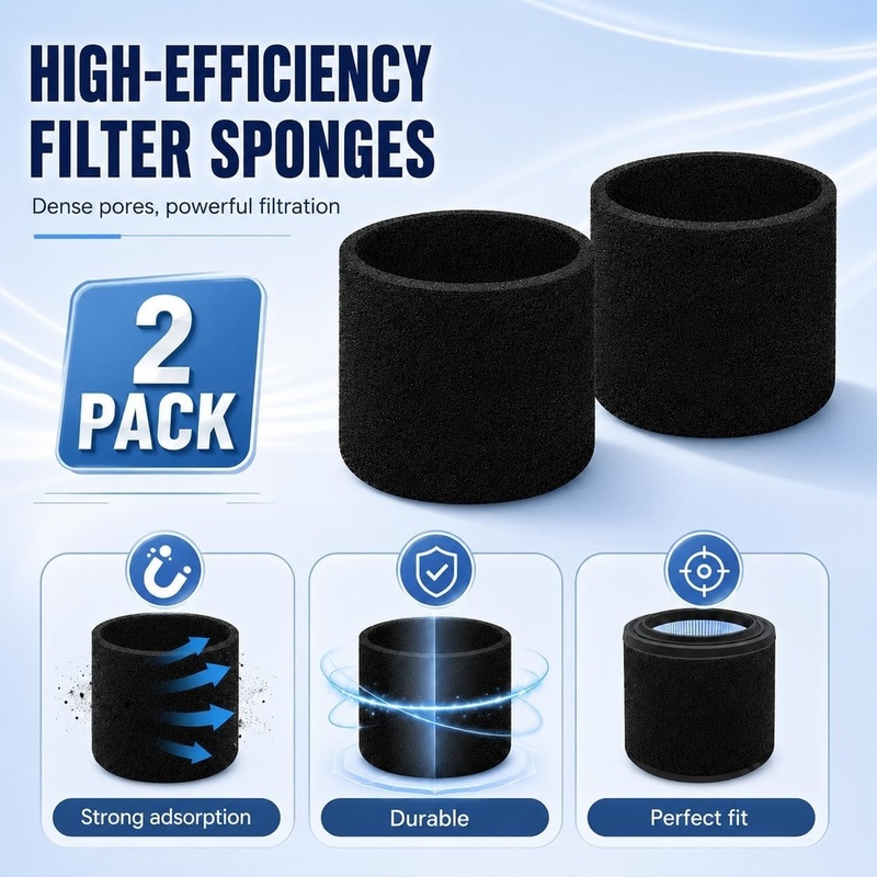 Filtro BAAO VF3500 para aspira - Wet Dry Vacuum Shop reseña y precio