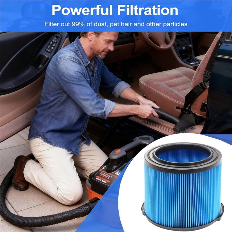 Filtro de repuesto de 3 capas  - Wet Dry Vacuum Shop reseña y precio