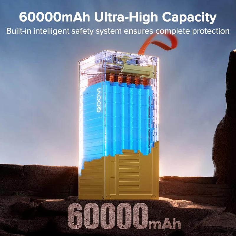 QOOVI 60000mAh Power Bank 22,5 - Outdoor Power Hub reseña y precio