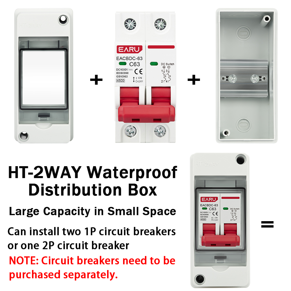 HT-2 IP65 caja de distribución - Outdoor Power Distribution Box reseña y precio