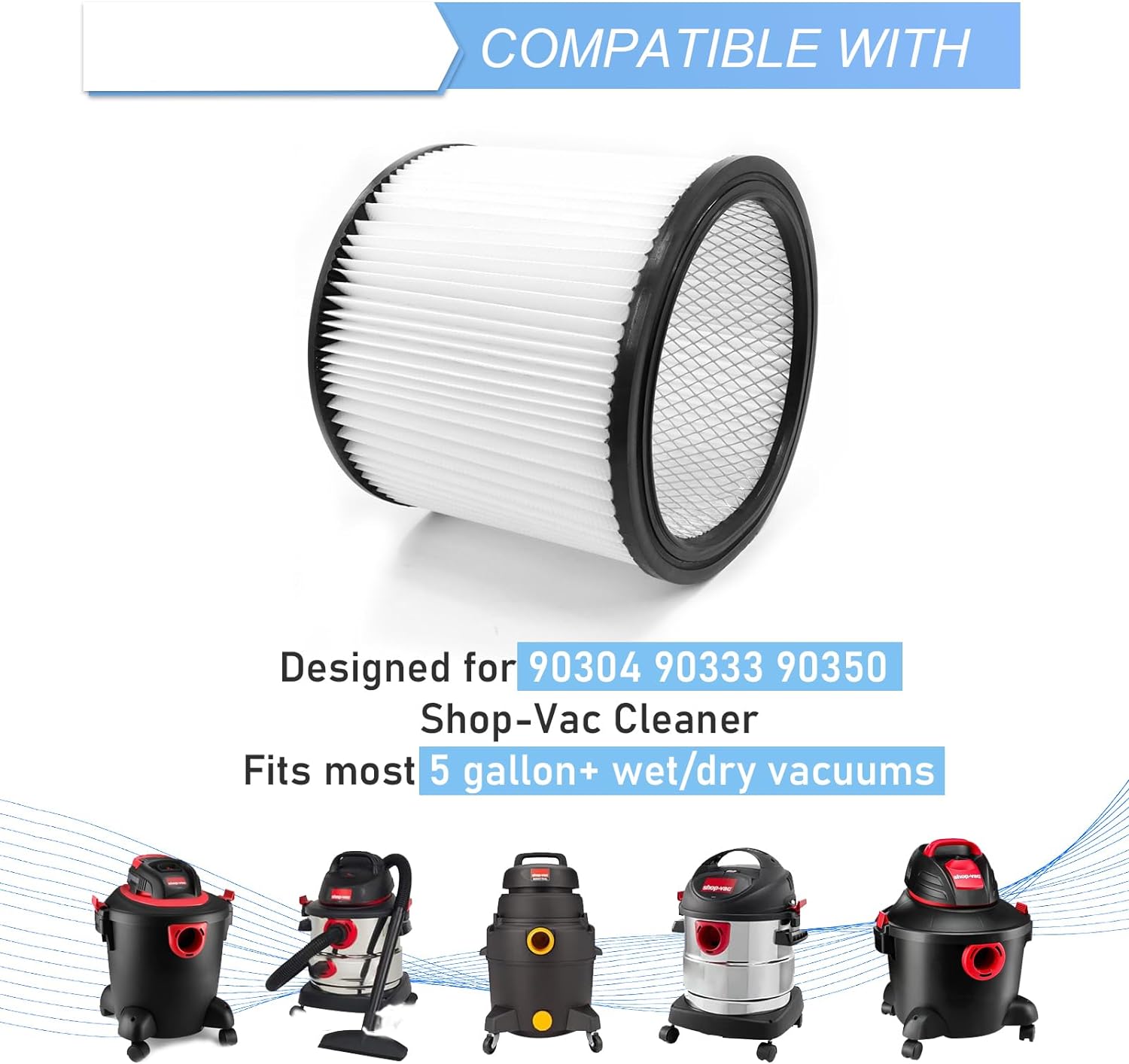Repuesto de Filtro para Aspira - Wet Dry Vacuum Shop reseña y precio