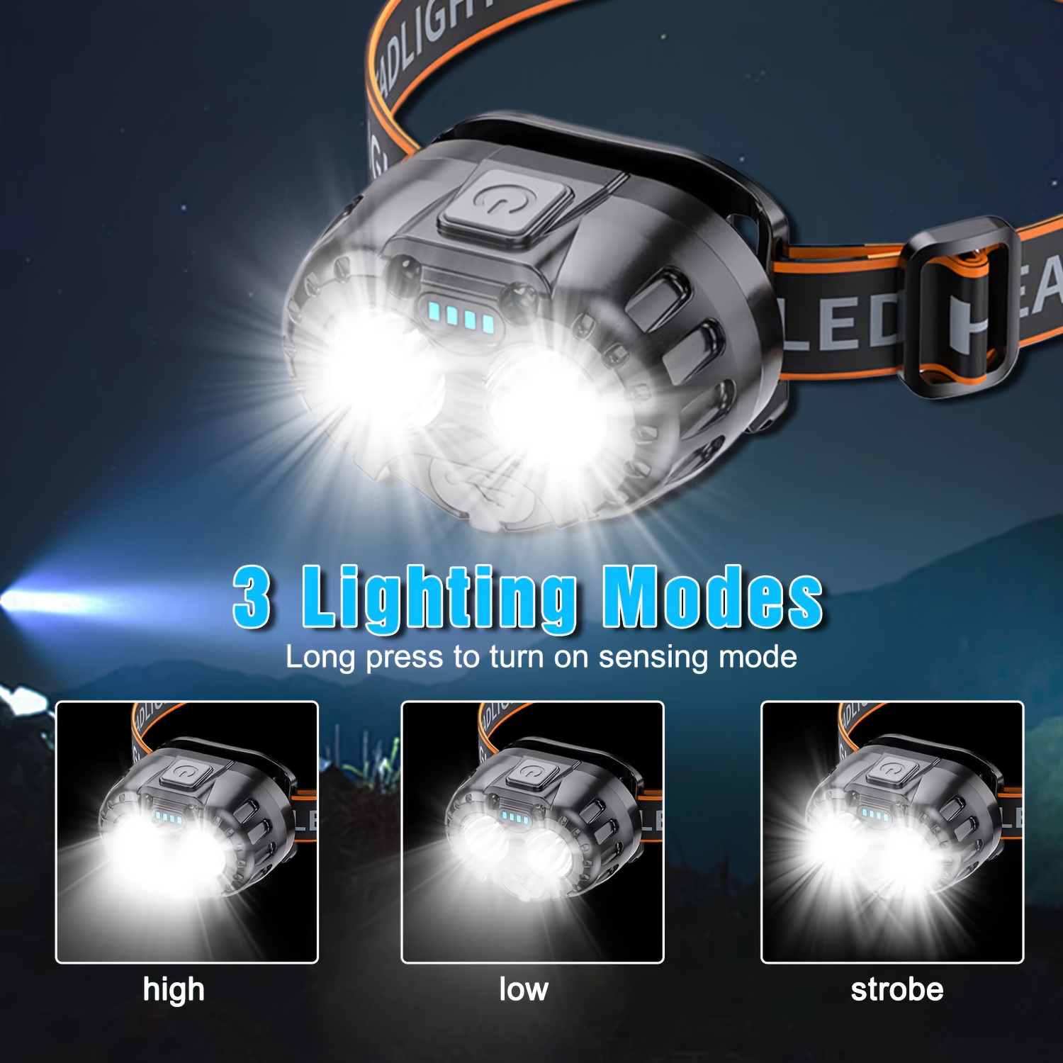 Potente Linterna Frontal LED d - Outdoor Power Head reseña y precio